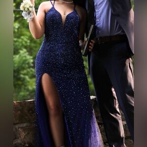 Camille La Vie Blur Navy Dress